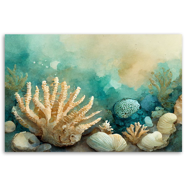 Kunstdruck auf Leinwand 'Ocean Echoes 3'