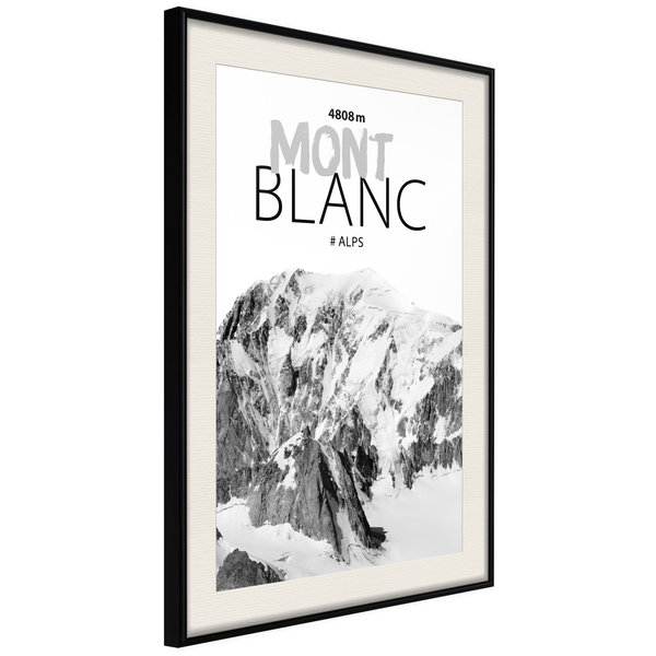 Poster 'Mont Blanc'