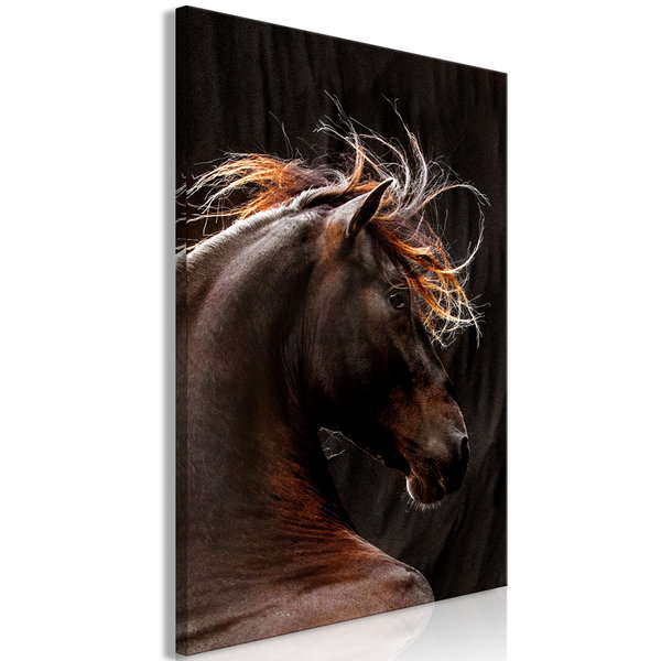 Umjetnički print na platnu 'Fiery Wind Vertical'