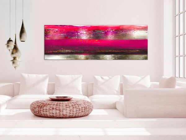 Kunstdruck auf Leinwand 'Ocean of Life - Third Variant Narrow'