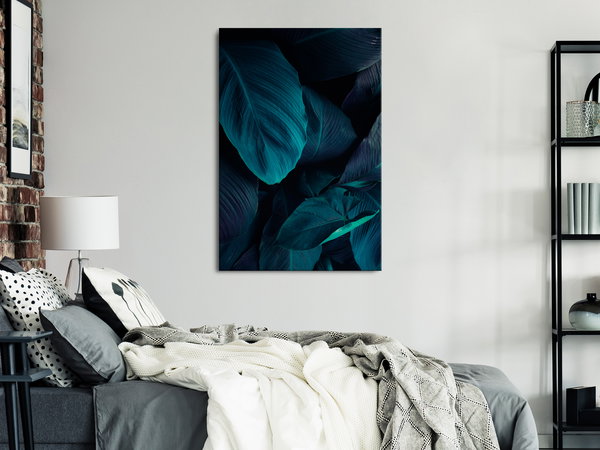 Kunstdruck auf Leinwand 'Night in the Jungle Wide'
