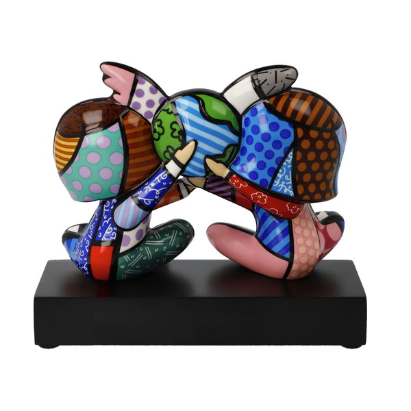 Porzellan Figur 'Children of the World' von Romero Britto 8x14x15cm