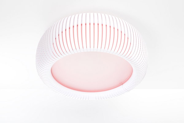 Suspension luminaire 'Oblo Blush Glow 1'