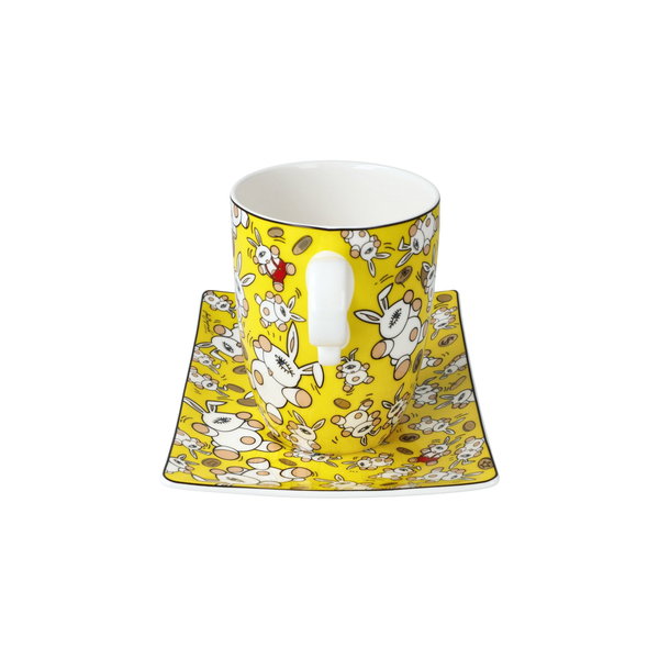 Goebel Becher mit Untertasse 'Magic Bunnies'