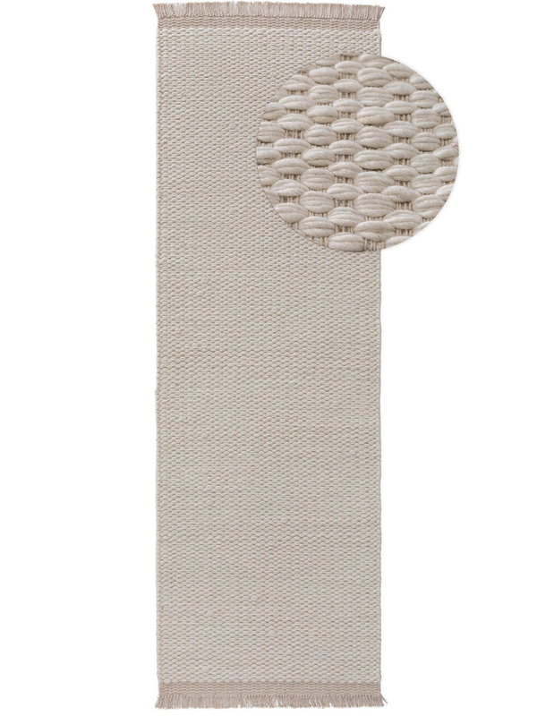 Design Wollteppich Lana Beige