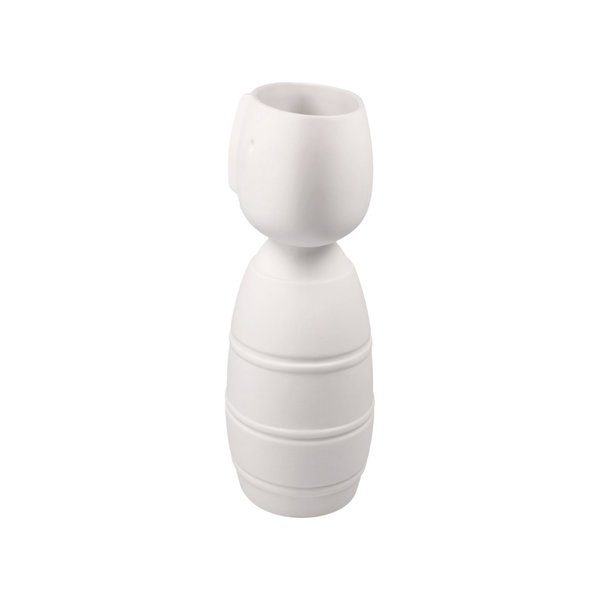 Porcelænsvase 'Minimalist Face Caro' af Goebel 7,5x22x15,5cm