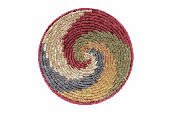 Design In- &amp; Outdoor Runder Teppich Kenya Bunt