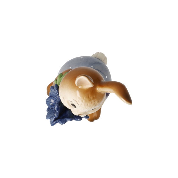 Modern porcelánfigura 'Little Cavalier', művész: Goebel 6,5x12x5,5cm