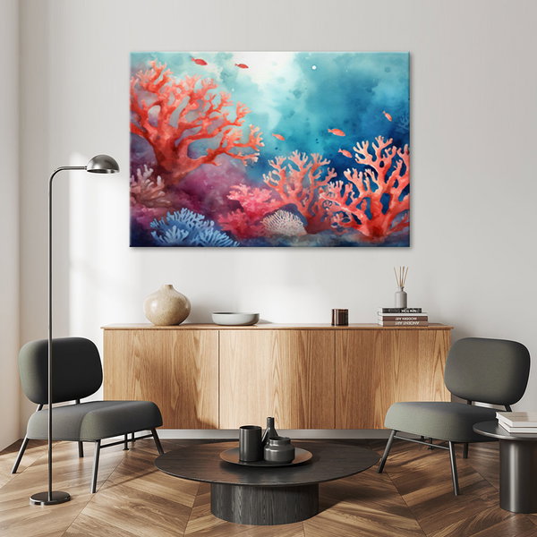 Kunstdruck auf Leinwand 'Ocean Echoes 6'