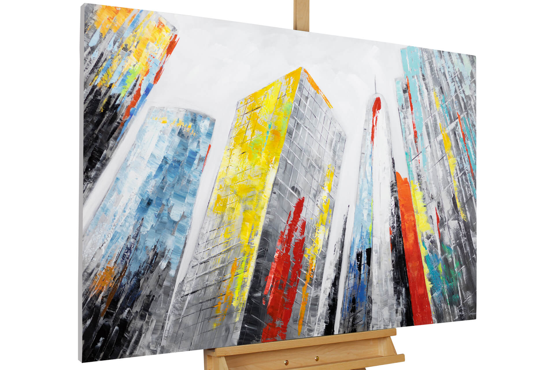 Buy acrylic painting 'City of Giants' | KunstLoft