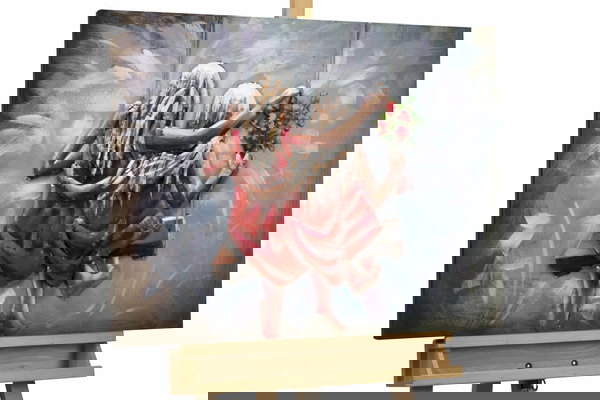 Arte contemporânea feita à mão