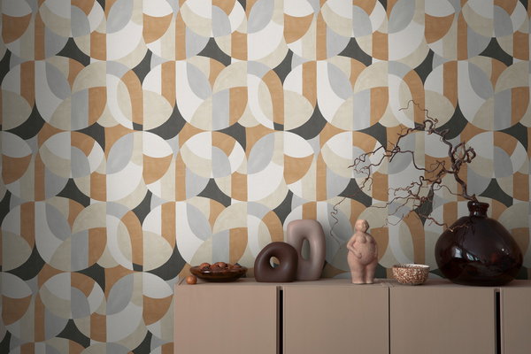 Tapete 'Geometric Flow' 53x1005cm
