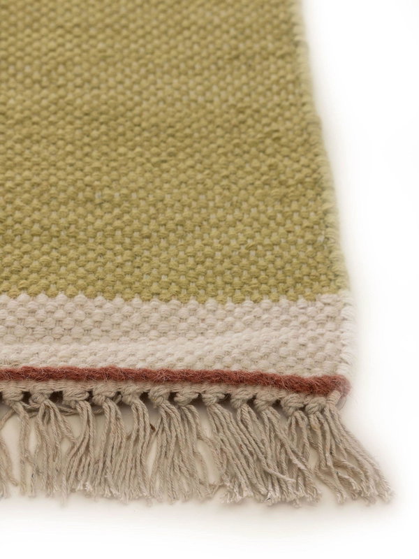 Design Wollteppich Karla Grün