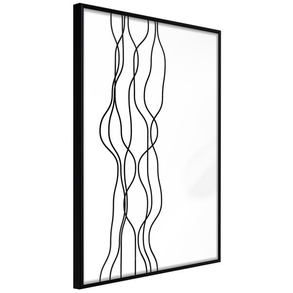 Poster 'Wavy Lines'