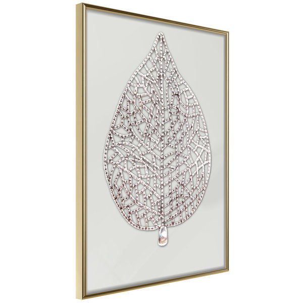 Poster 'Leaf-Shaped Pendant'