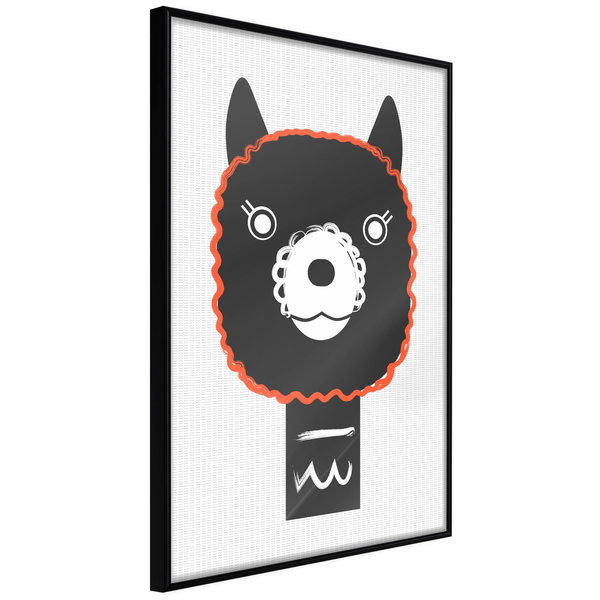 Poster 'Decorative Alpaca'