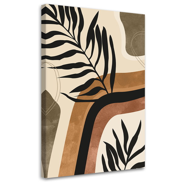 Kunstdruck auf Leinwand 'Botanical Leaf Pattern 3'