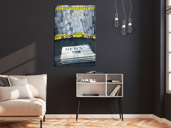 Εκτύπωση τέχνης 'Metropolis Vertical'