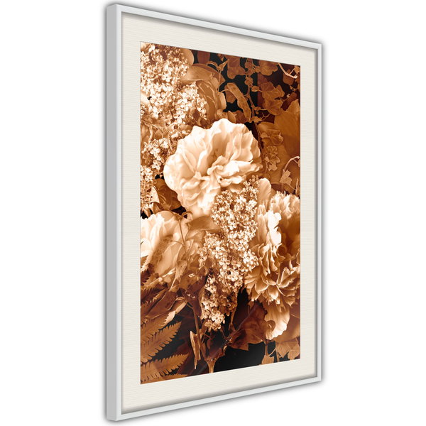 Poster 'Bouquet in Sepia'
