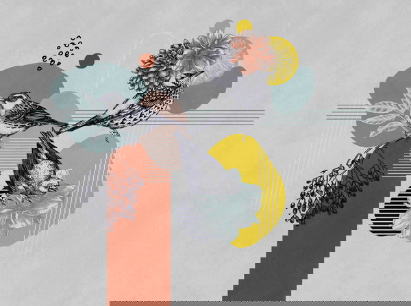 Tapeta 'Birdsong Bliss' 371x280cm