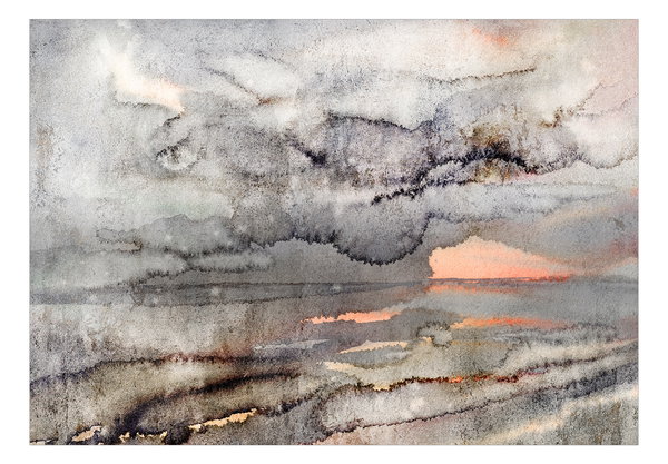 Selbstklebende Tapete 'Connected Clouds'
