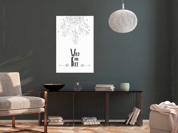 Εκτύπωση τέχνης 'Wild and Free Vertical'