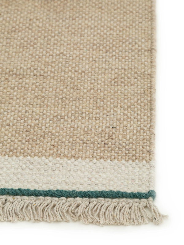 Design Wollteppich Karla Beige