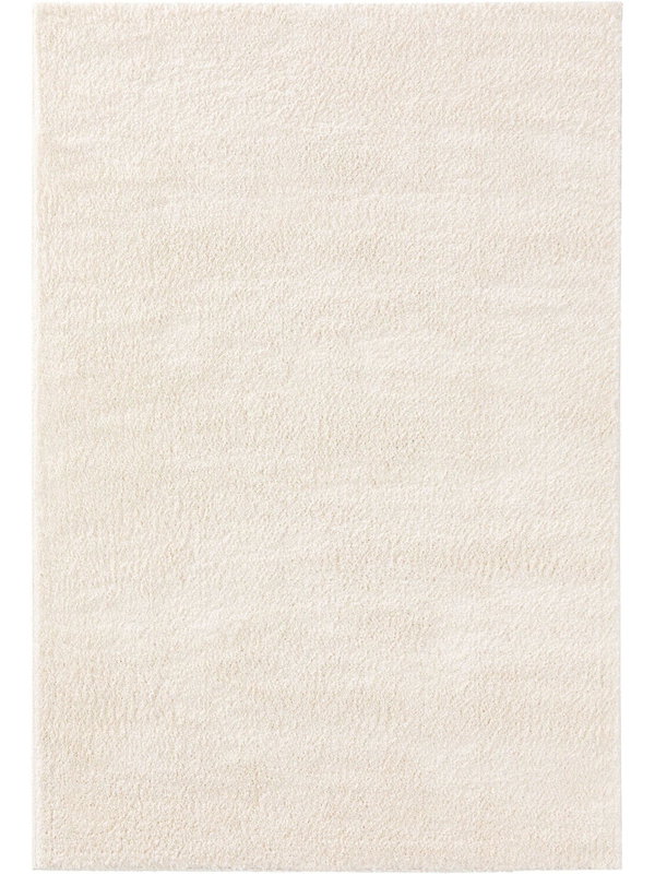 Design Hochflorteppich Soda Weiß