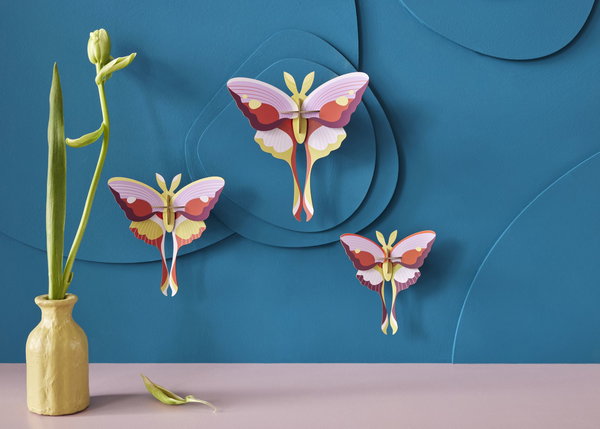Wanddeko Papier 'Ätherisches Harmonie-Trio'