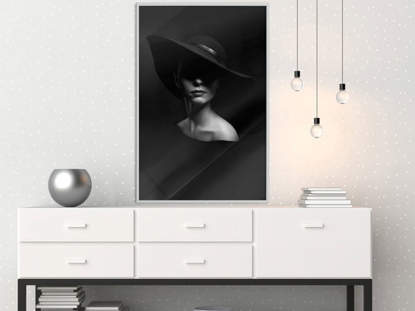 Poster 'Woman in a Hat'