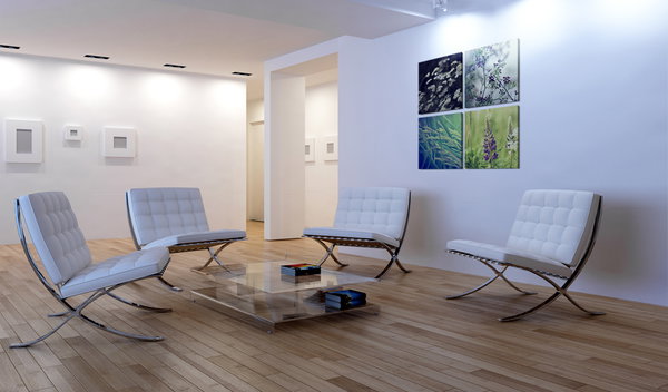 Kunstdruck auf Leinwand 'Magisches Feld'