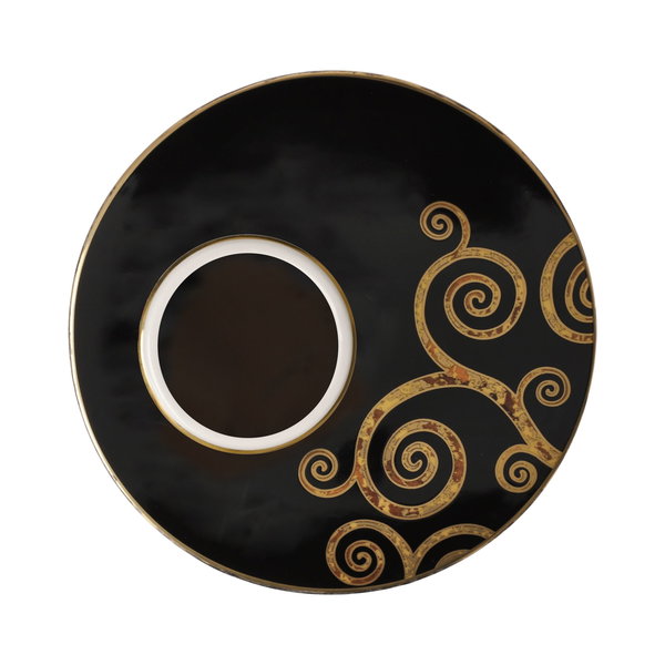 Porzellan Vase 'Golden Spiral Tree' von Gustav Klimt 12x25,5x12cm