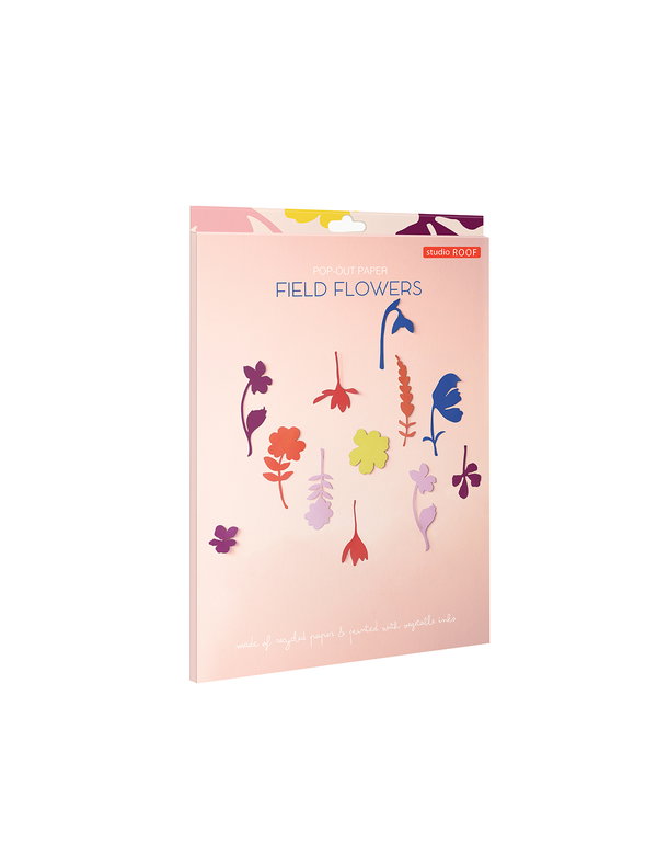 Wanddeko Papier 'Blumenfeld'