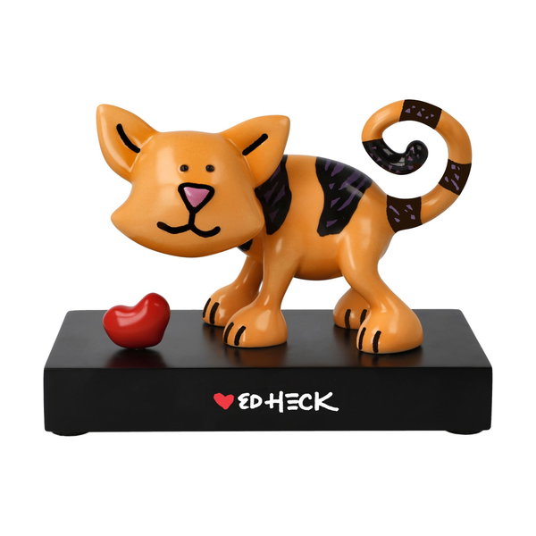 Porzellan Figur 'Love Cat' von Ed Heck 9,5x13x17cm