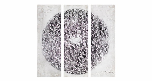 Acrylic painting 'Soft Embrace' 90x90 cm