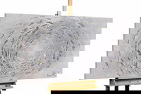 Cuadro pintado a mano 'Closing Gap' 140x70cm | inclusive certificado de autenticidad