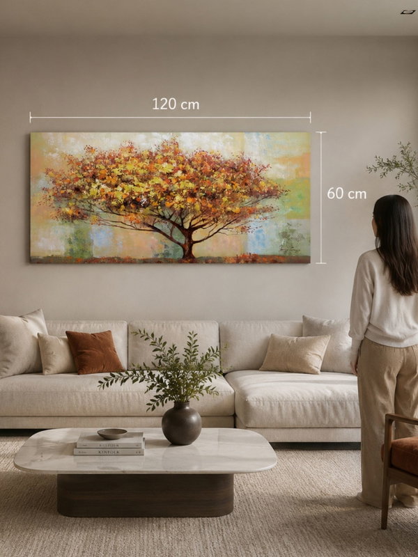Handpainted Painting 'No Man's Land' | incl. certificate of authenticity
