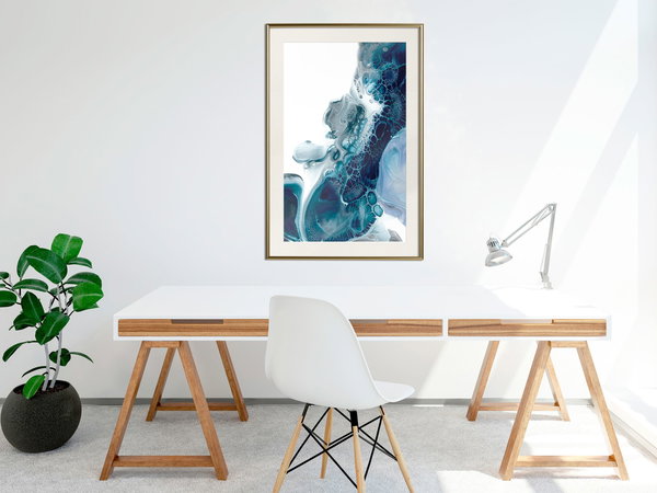 Poster 'Acrylic Pouring I'