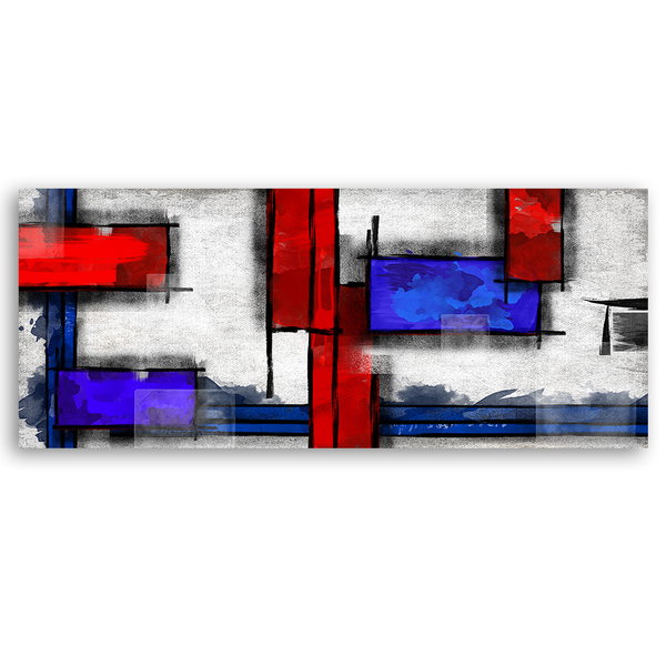 Kunstdruck auf Leinwand 'Chromatic Intersection'