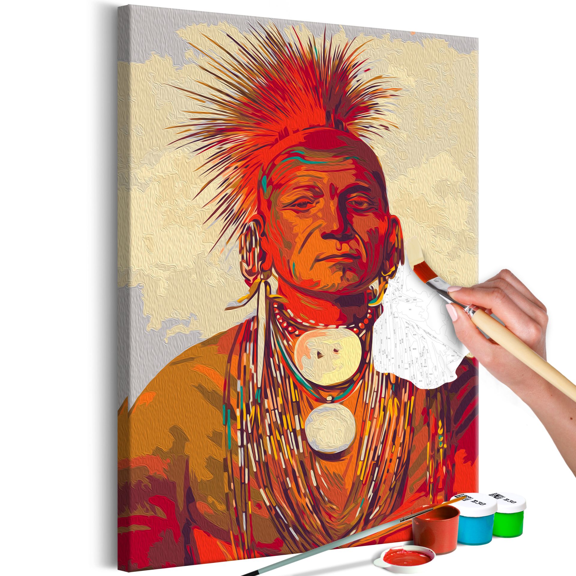 Acheter Peinture Par Numéros See Non Ty A An Iowa Medicine Man Kunstloft