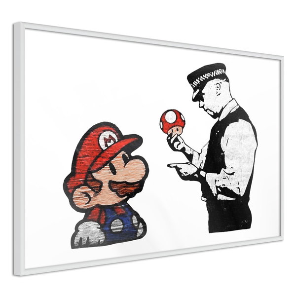 Poster 'Banksy: Mushroom Picker'