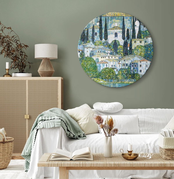 Rundes Bild 'Klimt's Cassone'