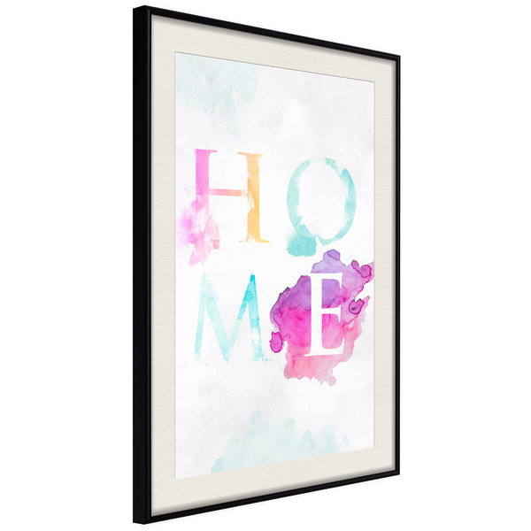 Poster 'Rainbow Home'