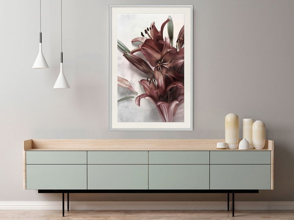 Poster 'Burgundy Solace'
