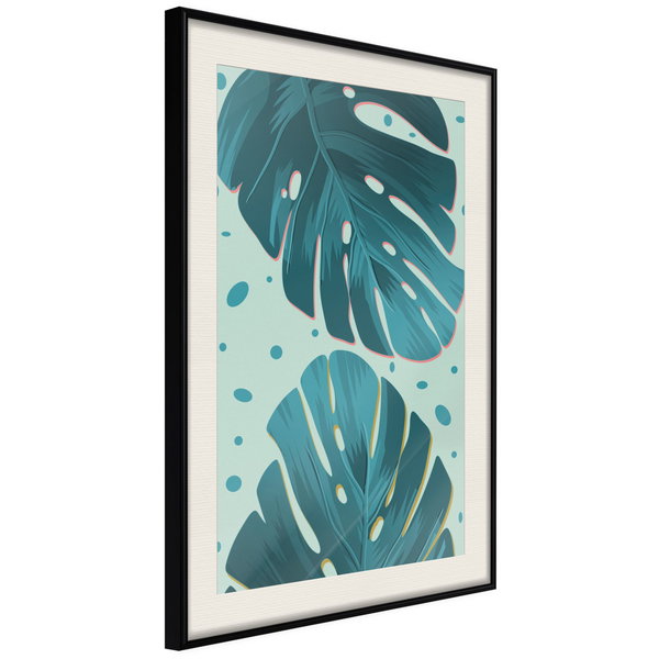 Poster 'Dewy Leaves'