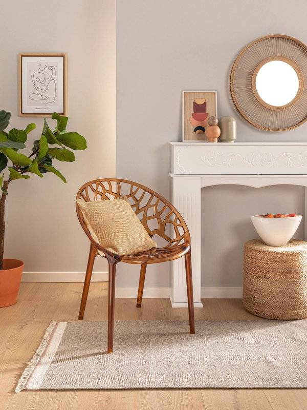 Design Wollteppich Karla Grau