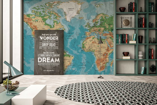 Tapete 'World Trip' 400x267cm