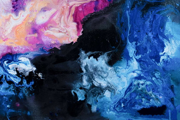 Pintura aplicada con generosidad