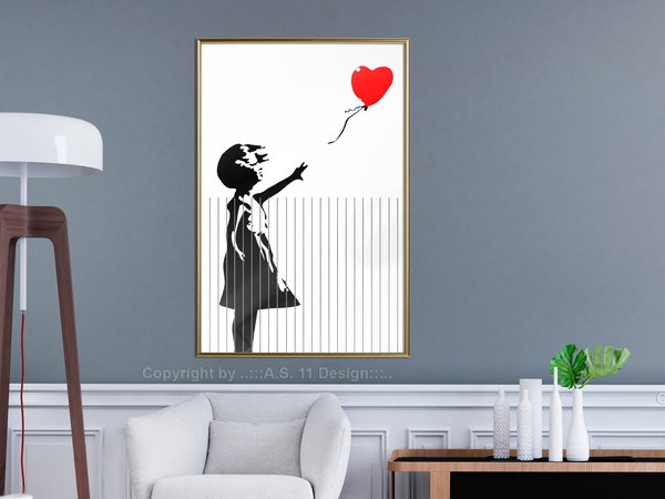 Poster 'Cut Banksy'
