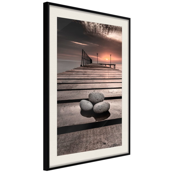 Poster 'Stones on the Pier'
